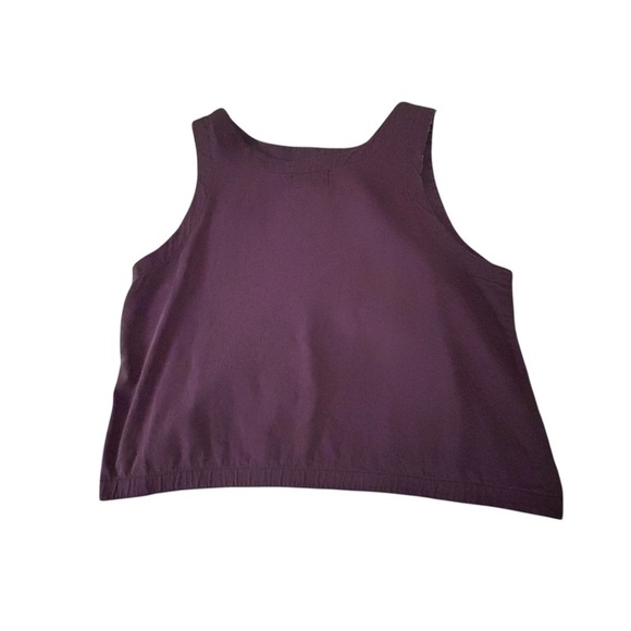 Gene Ewing vintage purple tank with side buttons - Picture 2 of 4